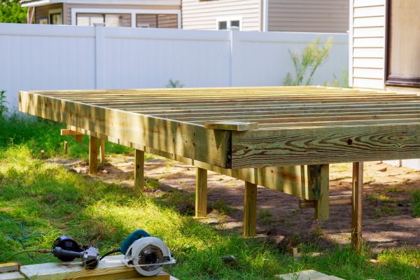 Elevated Deck Installation in Marysville