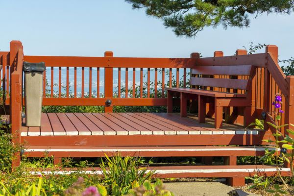 Redwood Deck Construction in Marysville