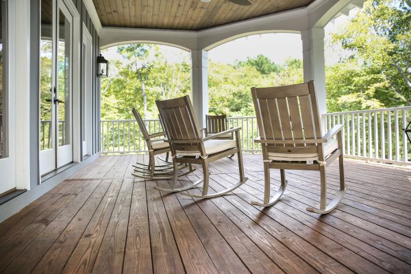 Wooden Porch Construction in Marysville